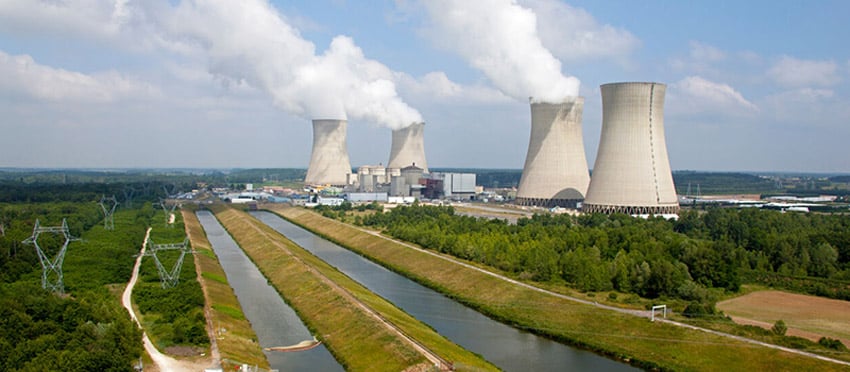 Centrale nucléaire de Dampierre en France