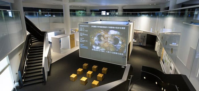 Exposition du centre d’archives de Tepco dédié à « enregistrer le passé et communiquer sur le présent ». Pas d’ouverture sur le futur…