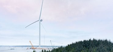 Éolienne en mer de 15 MW d'Østerild