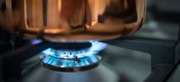Brûleur de gaz naturel en cuisine